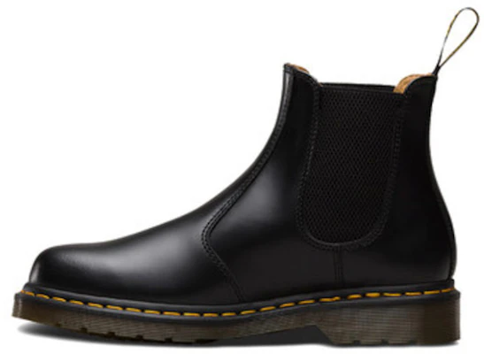 Botas Chelsea de Cuero Liso Dr. Martens 2976 con Costura Amarilla 'Negro' 22227001 Buy Botas Chelsea de Cuero Liso Dr. Martens 2976 con Costura Amarilla 'Negro' 22227001