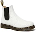 Order 닥터마틴 2976 화이트 스무스 가죽 첼시 부츠 26228100