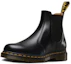 Lookbook Botas Chelsea de Cuero Liso Dr. Martens 2976 con Costura Amarilla 'Negro' 22227001