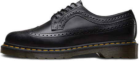 Dr. Martens 3989 Smooth Leather Brogue 'Black Yellow Stitch' 22210001 Dr. Martens 3989 Smooth Leather Brogue 'Black Yellow Stitch' 22210001