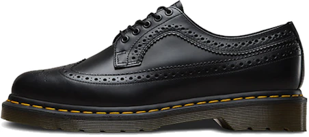 Dr. Martens 3989 Smooth Leather Brogue 'Black Yellow Stitch' 22210001 Dr. Martens 3989 Smooth Leather Brogue 'Black Yellow Stitch' 22210001