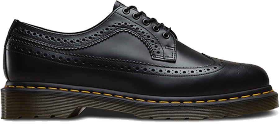 Dr. Martens 3989 Smooth Leather Brogue 'Black Yellow Stitch' 22210001 Order Dr. Martens 3989 Smooth Leather Brogue 'Black Yellow Stitch' 22210001