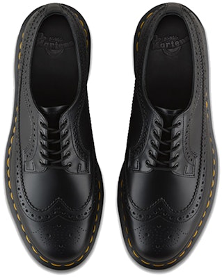 Dr. Martens 3989 Smooth Leather Brogue 'Black Yellow Stitch' 22210001 Shop Dr. Martens 3989 Smooth Leather Brogue 'Black Yellow Stitch' 22210001