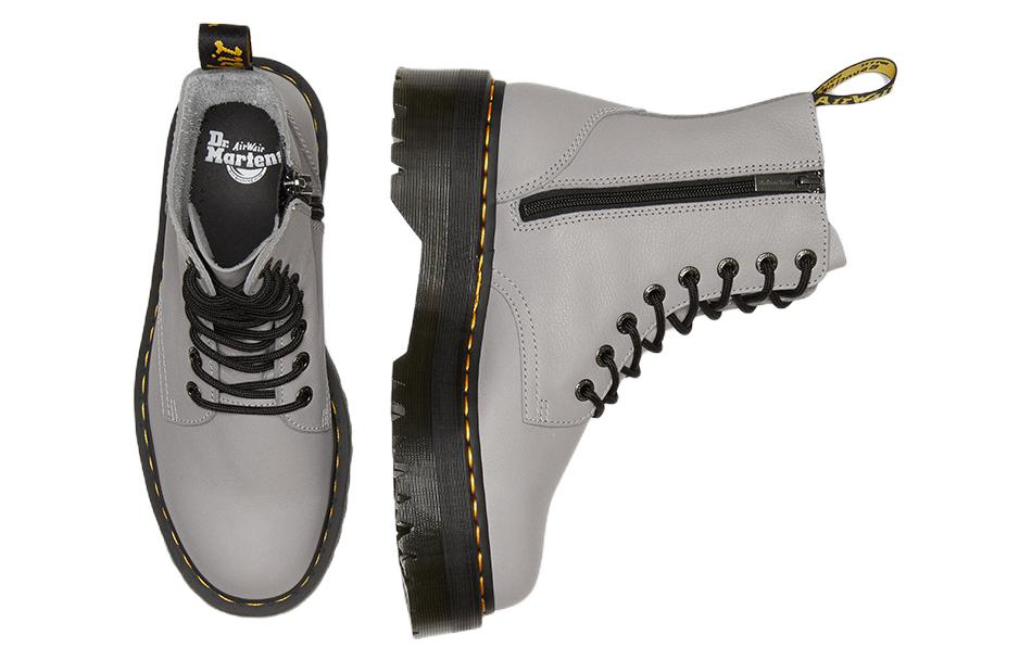 Dr. Martens 8-Eye Lace-Up Boots 'Grey' 圖 5