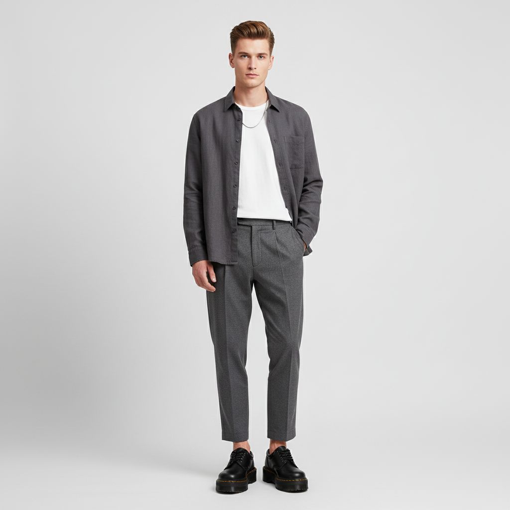 Lookbook 닥터마틴 8053 쿼드 블랙 플랫폼 24690001