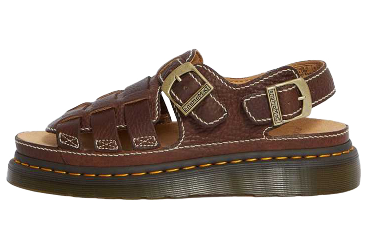 Buy Dr. Martens 8092 Sandalias Unisex Marrón Suela Gruesa 24834201