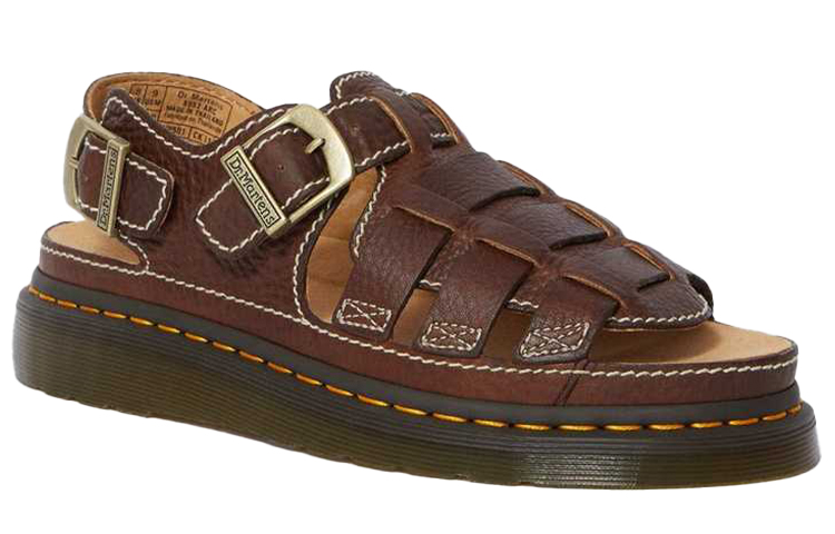 Dr. Martens 8092 Thick Sole Unisex Brown Sandals 圖 2