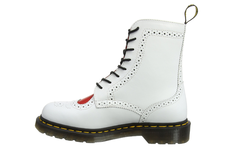 Dr. Martens 'Heart Patch White'