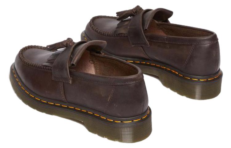 Shop Dr. Martens Adrian Kulit Tassel Loafers 'Coklat Gelap' 30917201