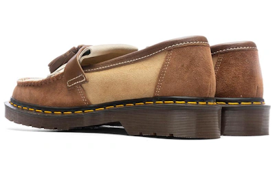 Dr. Martens Adrian Made in England Suede Tassle Loafers 'Dark Brown'