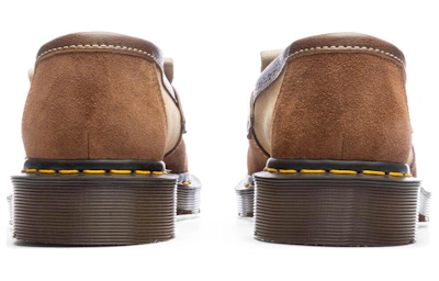 Dr. Martens Adrian Made in England Suede Tassle Loafers 'Dark Brown'