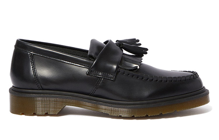 Lookbook 馬汀博士 Dr. Martens Adrian 皮革 流蘇 英倫風 厚底鞋 男女同款 黑色
