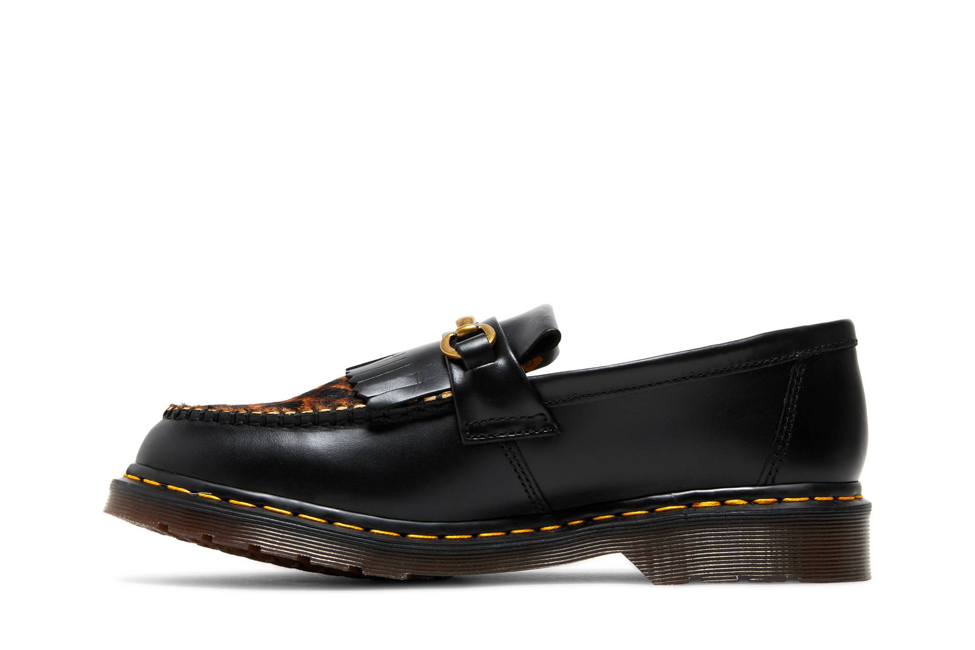 Lookbook Mocasines Dr. Martens Adrian Snaffle Hair On 'Micro Leopardo'. 27730001