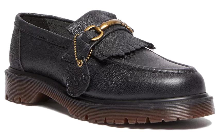Lookbook Dr. Martens Adrian Snaffle Westminster 黑色马衔扣皮革乐福鞋 30610001