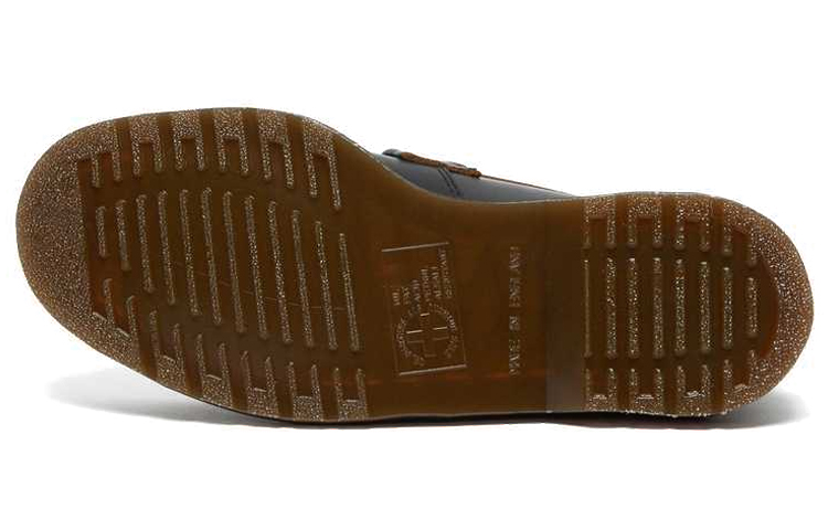 Sizing Dr. Martens Adrian Mocasin Vintage con Flecos Negro Quilon 26891001