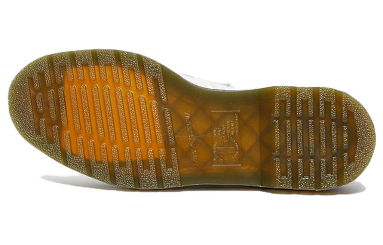 Dr. Martens Adrian Yellow Stitch Leather Tassel Loafers 'White' 圖 4