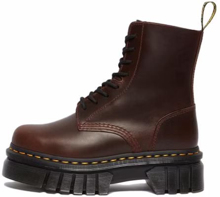 Dr. Martens Audrick Brando Leather Platform Lace Up Boots 'Brown' 27818211 Buy Dr. Martens Audrick Brando Leather Platform Lace Up Boots 'Brown' 27818211