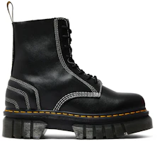 Dr. Martens Audrick Leather Platform Lace Up Boot 'White Stitch - Black' 27810001 Dr. Martens Audrick Leather Platform Lace Up Boot 'White Stitch - Black' 27810001