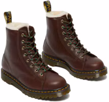Order Dr.Martens/馬汀博士 BARTON 羊毛襯里皮革馬丁靴 女款 紅棕色