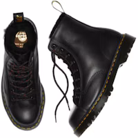 Shop Dr.Martens 博士馬丁 BARTON 羊毛襯裏皮革踝靴 女款 黑色