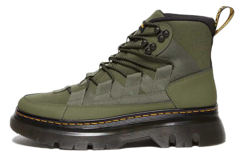 Dr. Martens Boury Leather Casual Boots 'Khaki Green'