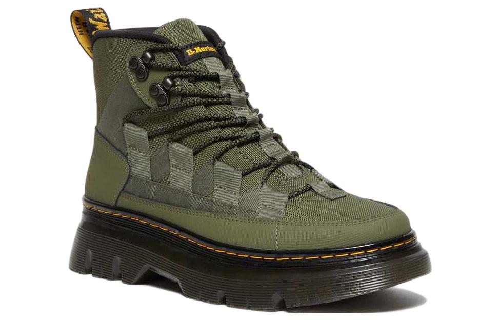 Dr. Martens Boury Leather Casual Boots 'Khaki Green' 圖 2