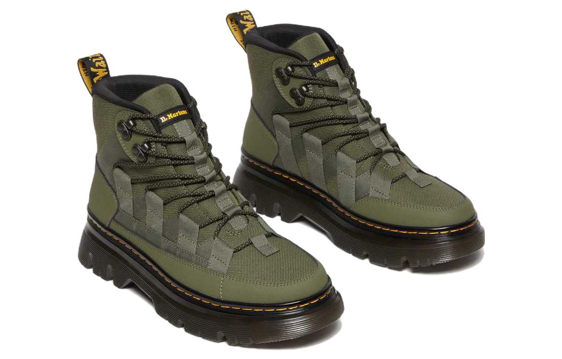 Dr. Martens Boury Leather Casual Boots 'Khaki Green' 圖 3