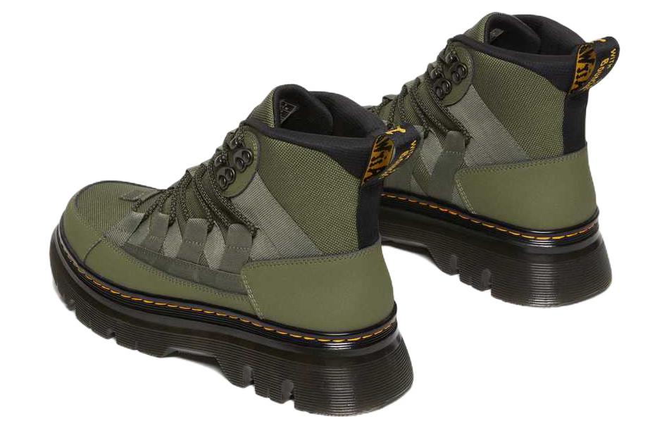 Dr. Martens Boury Leather Casual Boots 'Khaki Green' 圖 5