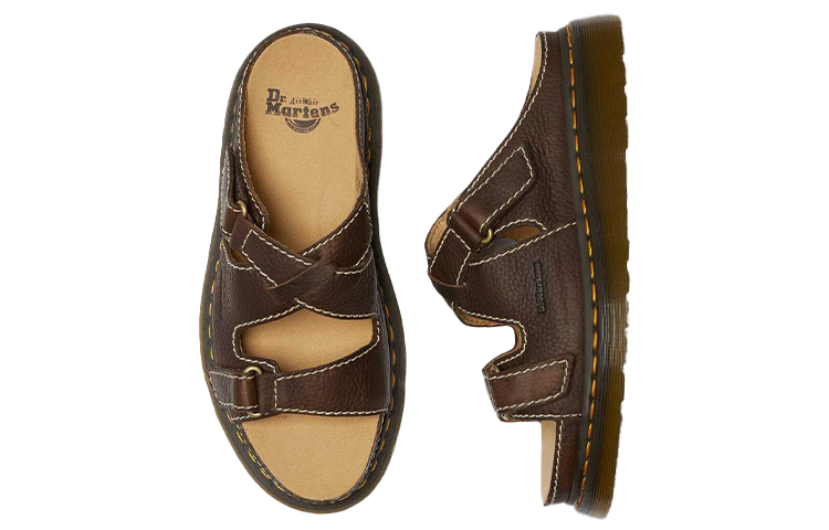 Dr. Martens Bradfield Rugged 'Unisex Brown Slip-On' 圖 3