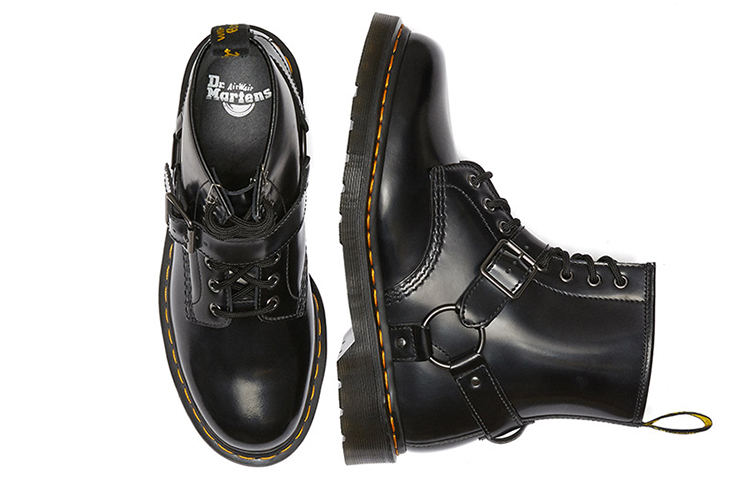 Lookbook 马丁Dr. Martens Bradfield Triangle 三角形黑色男女靴 25163001