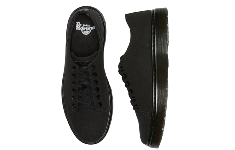 Dr. Martens Canvas 'Black CMFT Lace-Up Fashion Sneakers' 圖 3