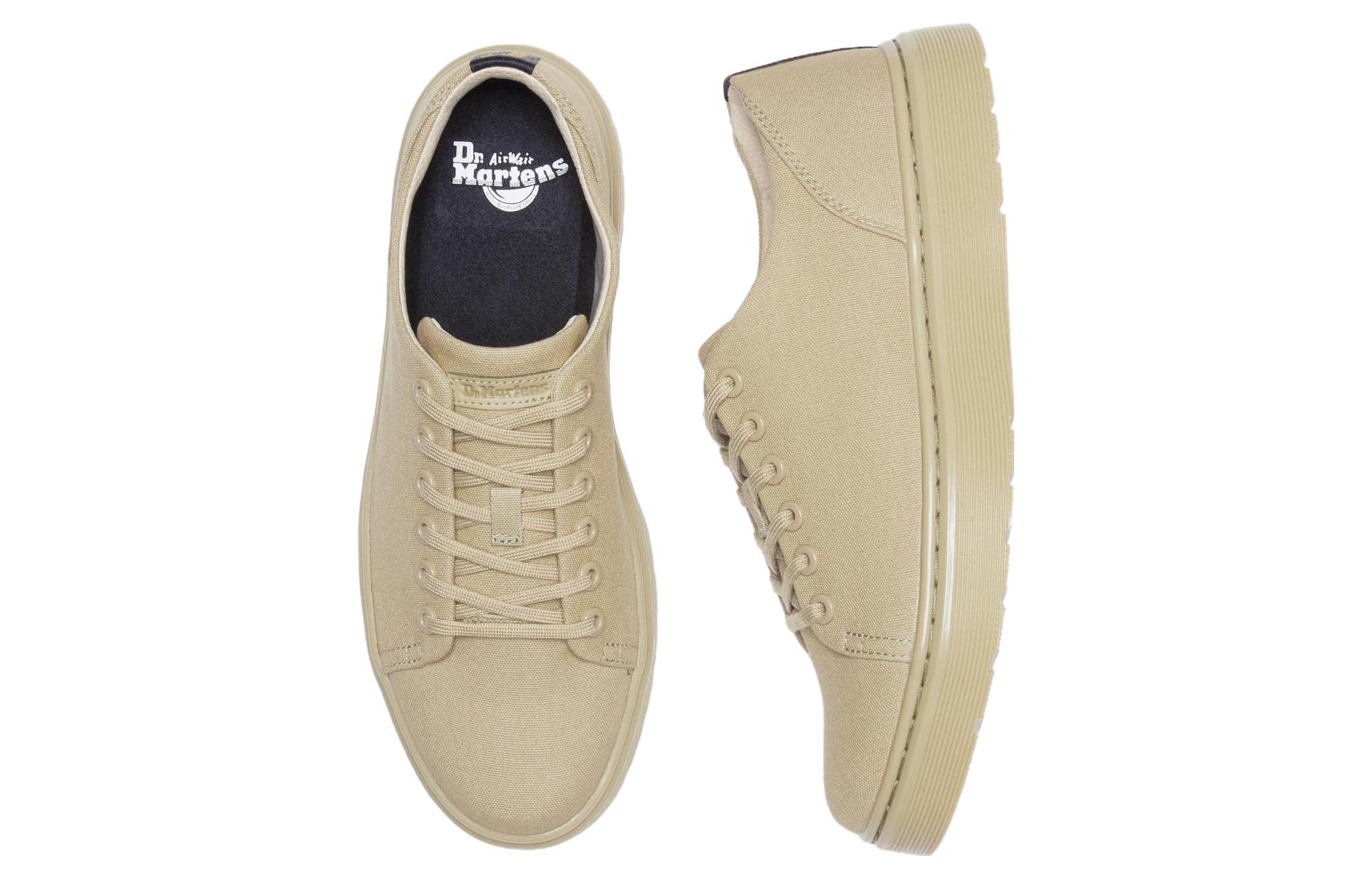 Dr. Martens Canvas 'Simplified Lace-Up Fashion Sneaker Olive' 圖 5