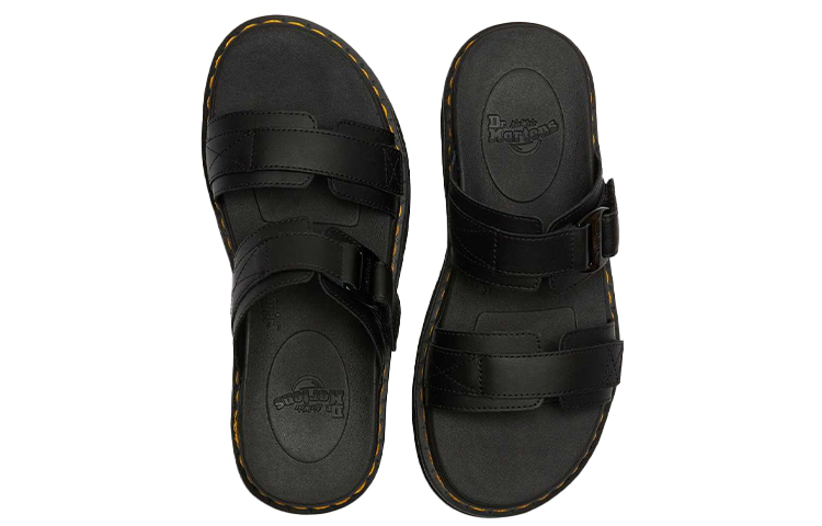 Lookbook 马丁博士Chilton黑色拖鞋 25766001