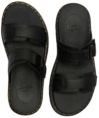 马丁博士Chilton黑色拖鞋 25766001 Lookbook 马丁博士Chilton黑色拖鞋 25766001