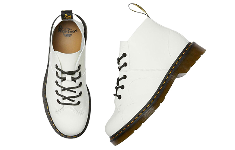 Shop Dr. Martens教堂款马丁靴白色 男女款 皮革 26741100