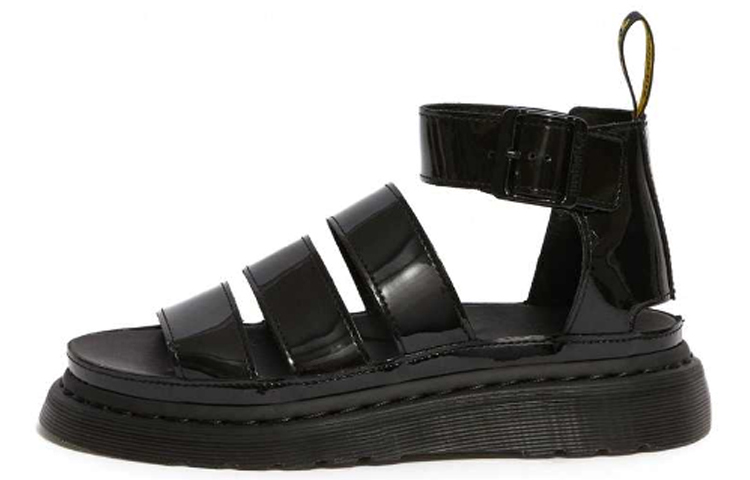 Dr. Martens Clarissa II Patent Leather Strap Sandals Black 24822001