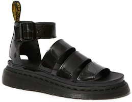 Order Dr.Martens/馬汀博士 Clarissa II 專利皮革帶子涼鞋 黑色 男女款