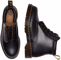 Shop Dr.Martens馬汀博士 皮革 潮流簡約 短筒 馬丁靴 男女同款 黑色