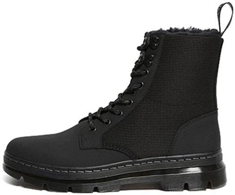 Dr. Martens Combs Fleece Lined Casual Boots 'Black Snow' 26019001 Buy Dr. Martens Combs Fleece Lined Casual Boots 'Black Snow' 26019001