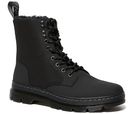Dr. Martens Combs Fleece Lined Casual Boots 'Black Snow' 26019001 Order Dr. Martens Combs Fleece Lined Casual Boots 'Black Snow' 26019001