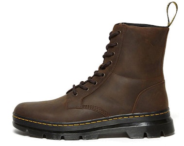 Dr. Martens Combs Kulit Sepatu Combat 8 Eye Coklat 26006207 Buy Dr. Martens Combs Kulit Sepatu Combat 8 Eye Coklat 26006207