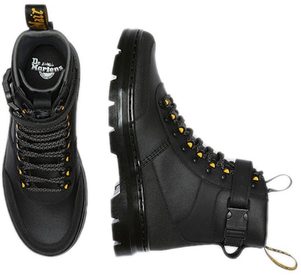 Dr. Martens Combs Tech Coated Canvas Casual Boots 'Black Yellow' 27114001 Purchase Dr. Martens Combs Tech Coated Canvas Casual Boots 'Black Yellow' 27114001