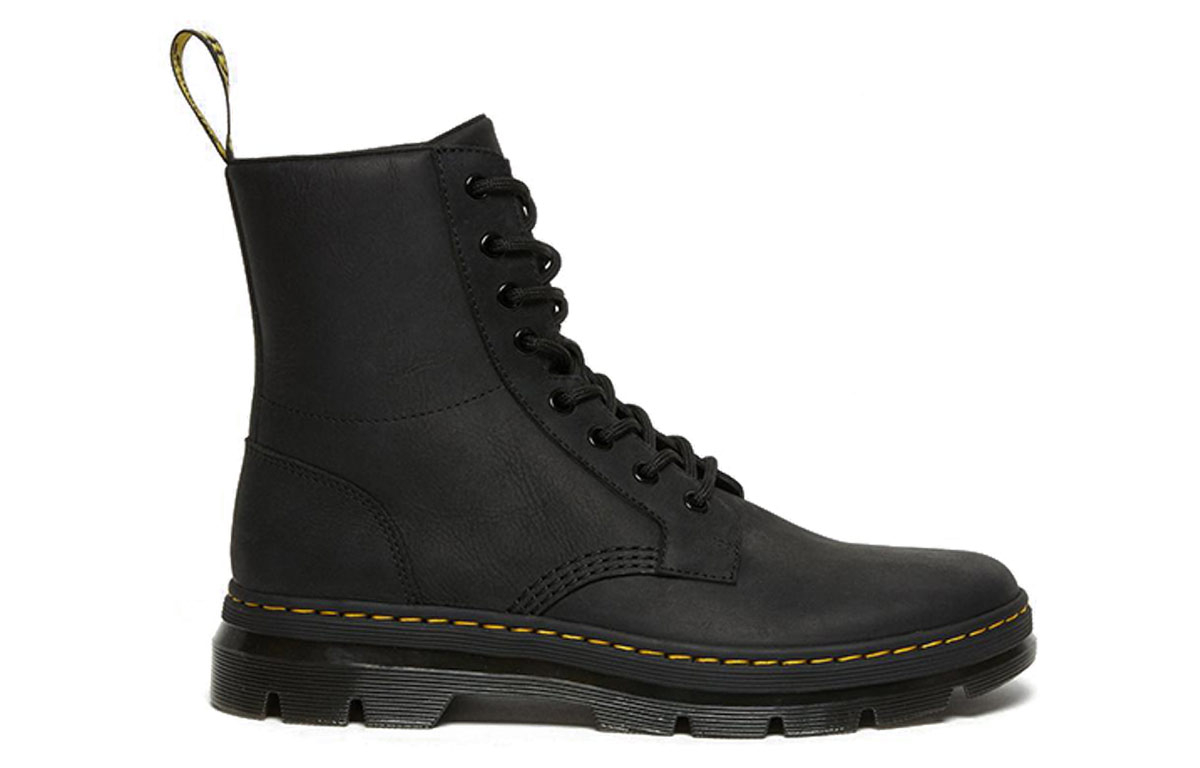 Lookbook Dr. Martens 馬汀博士 Combs 真皮 戶外休閒馬丁靴 黑色