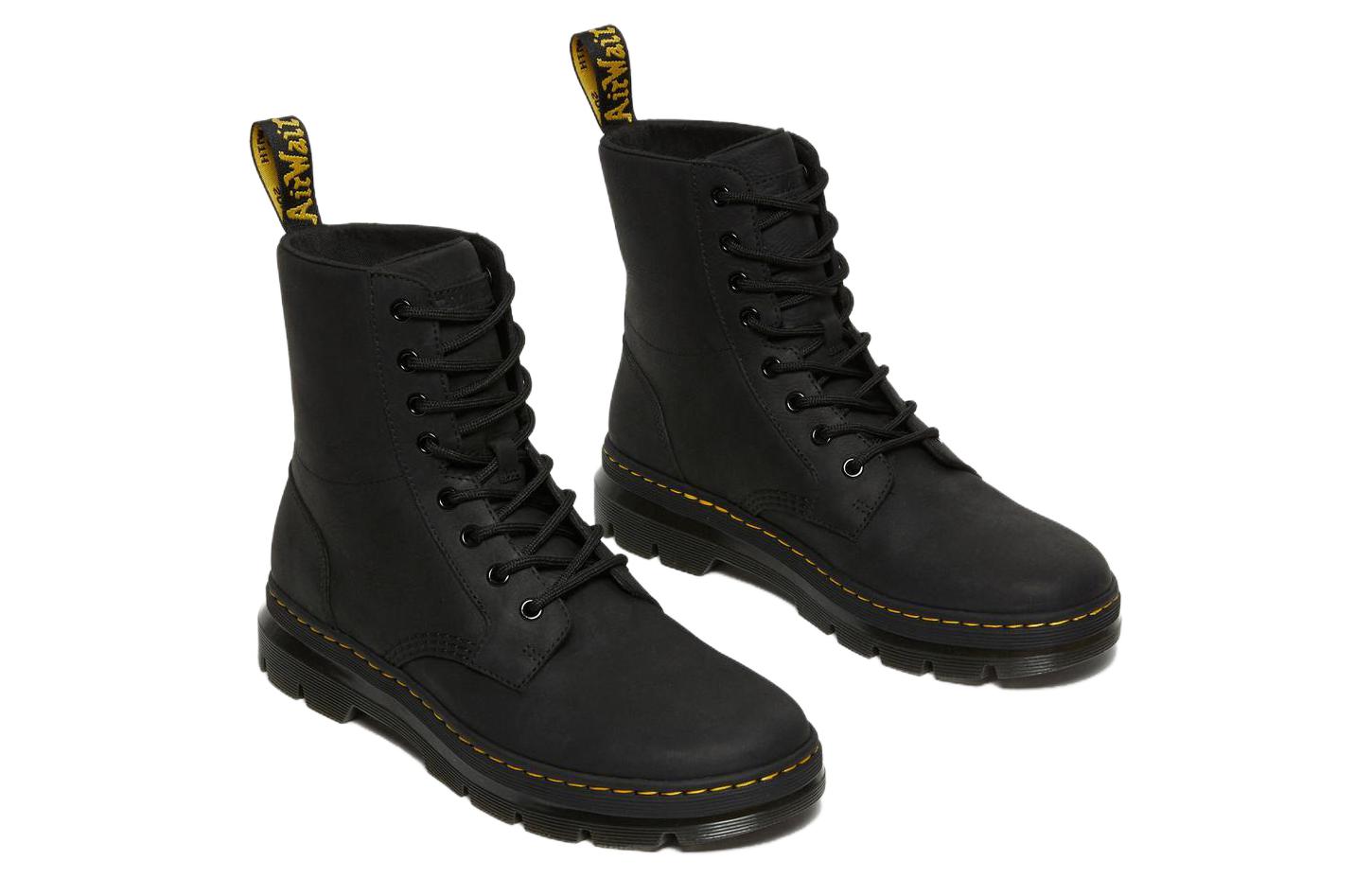 Purchase Dr. Martens 馬汀博士 Combs 真皮 戶外休閒馬丁靴 黑色