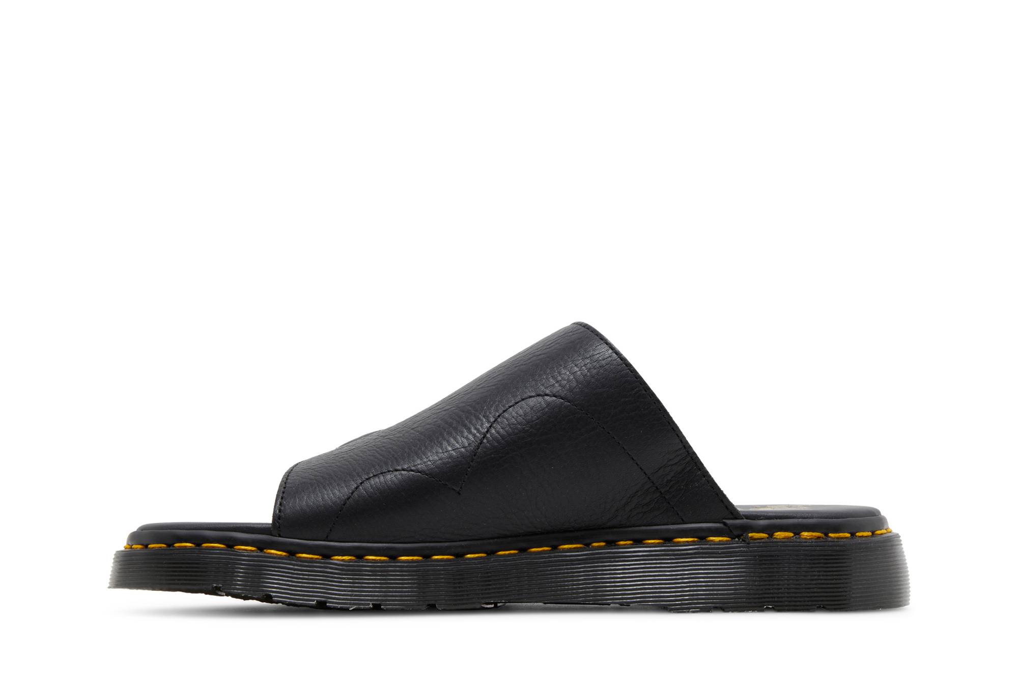 Dr. Martens Dayne Made in England Leather Slide Sandals 'Black' 圖 3
