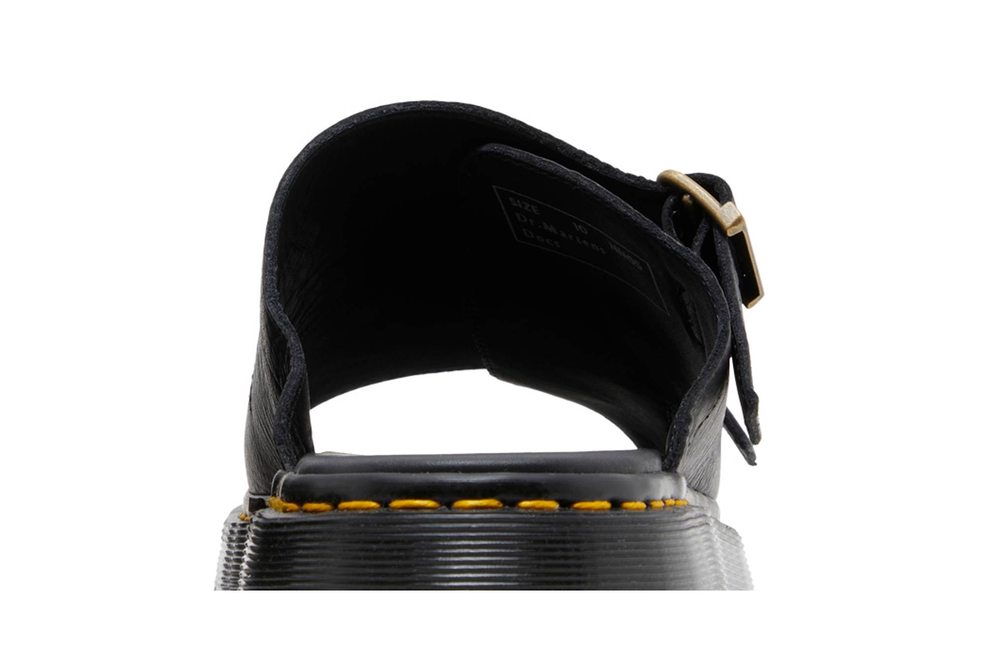 Dr. Martens Dayne Made in England Leather Slide Sandals 'Black' 圖 7