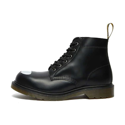 Dr. Martens Dr.Martens 101 Exposed Steel Toe Leather Ankle Boots 'Black'