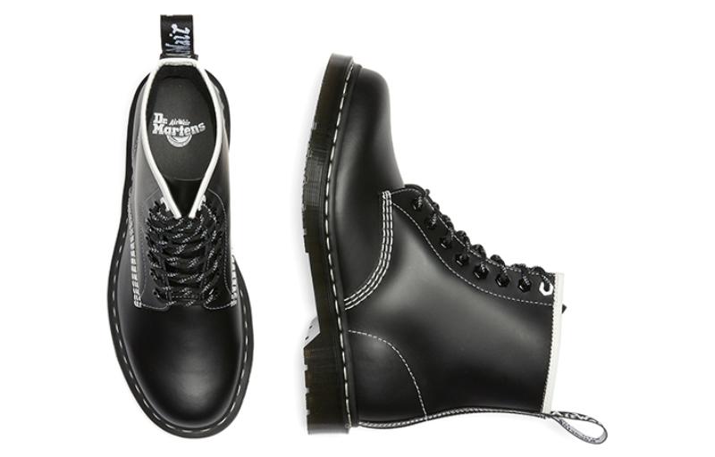 Dr. Martens Dr.Martens 1460 Contrast Stitch Leather Lace Up Boots 'Black Smooth Leather' 圖 3