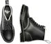 Lookbook Dr. Martens 1460 Sepatu Boot Kulit Jahit Kontras 'Kulit Hitam Halus' 27303001