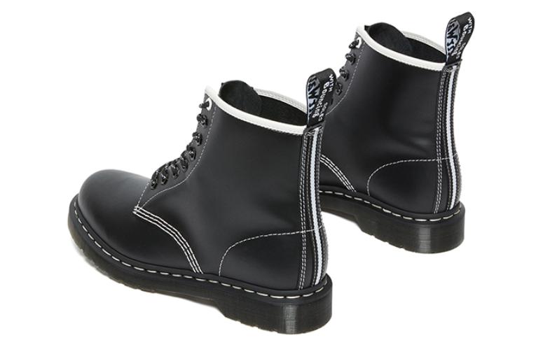 Dr. Martens Dr.Martens 1460 Contrast Stitch Leather Lace Up Boots 'Black Smooth Leather' 圖 4